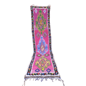 Levendig Boucherouite Vloerkleed ()